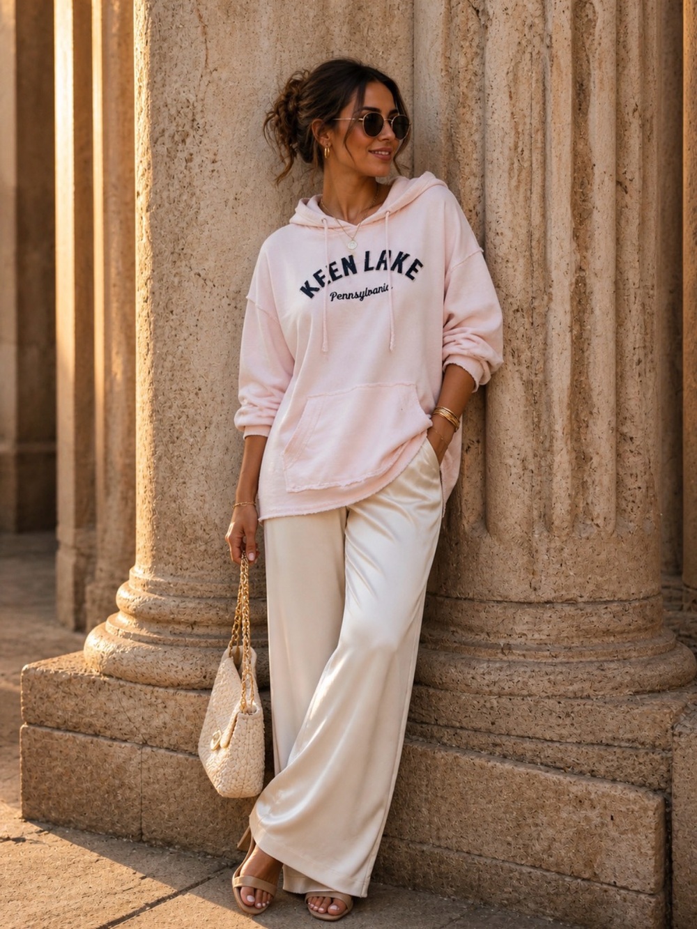 Blue 84 Pink 'Keen Lake' Pullover Hoodie